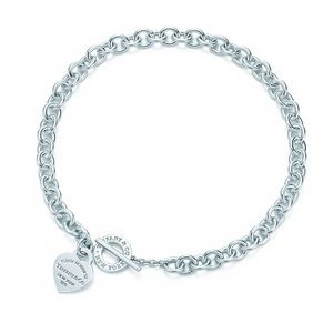Tiffany Heart Tag Toggle Necklace